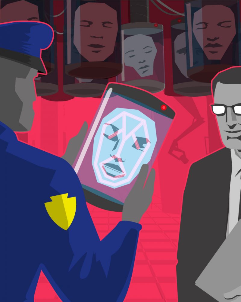 FACIAL RECOGNITION ILLUSTRATION FOR PRIVACY INTERNATIONAL