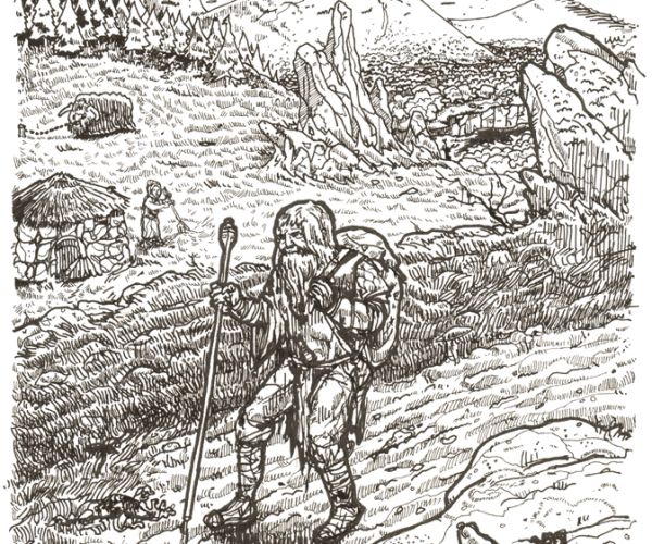 high fantasy rotring drawing