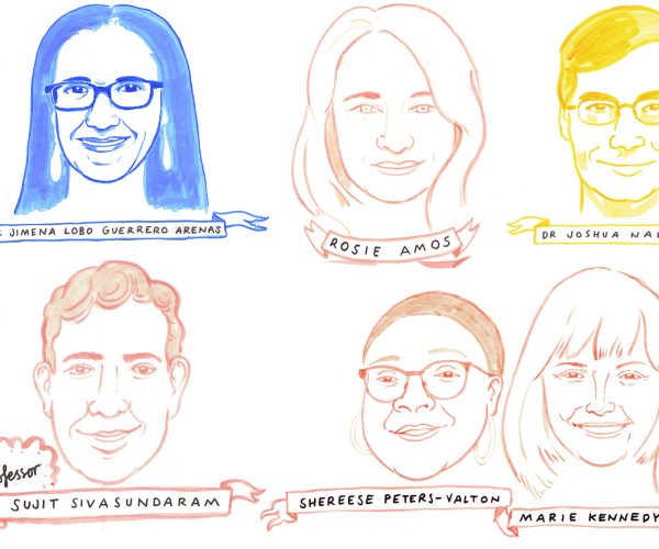 Portraits of speakers at the University of Cambridge's Seminar on the Legacy of Slavery in Museum Collections